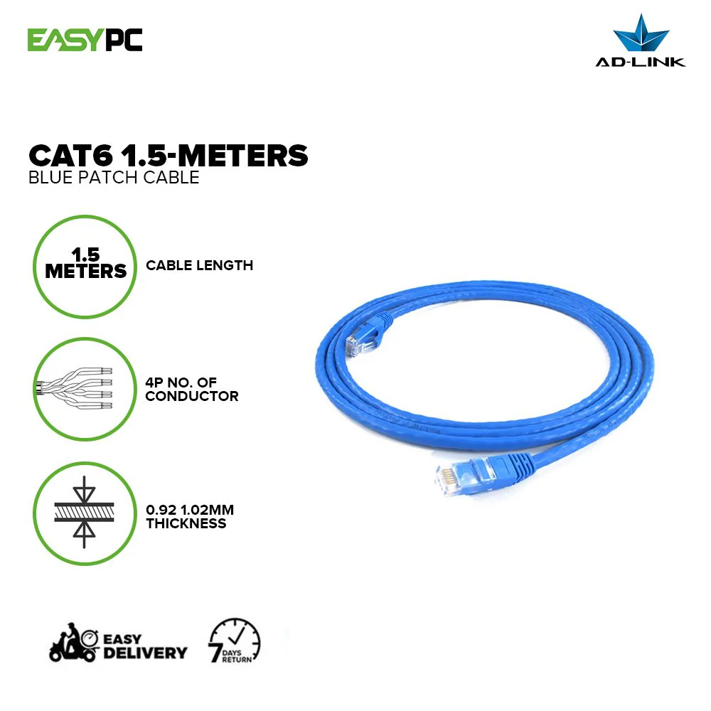 Ad-Link 10-Meters,1.5-Meters, 3-Meters and 5-Meters Cat6 Patch C - Image 6