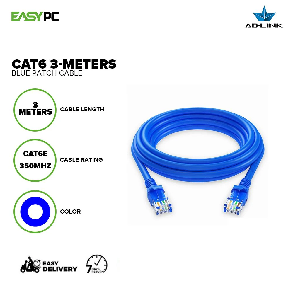 Ad-Link 10-Meters,1.5-Meters, 3-Meters and 5-Meters Cat6 Patch C - Image 9