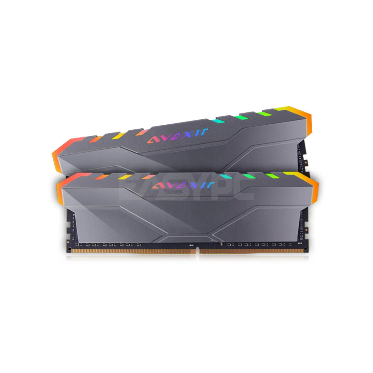 Avexir Core 2 16gb 2x8 3200mhz Ddr4 2c2a RGB Memory Titanium - Image 3