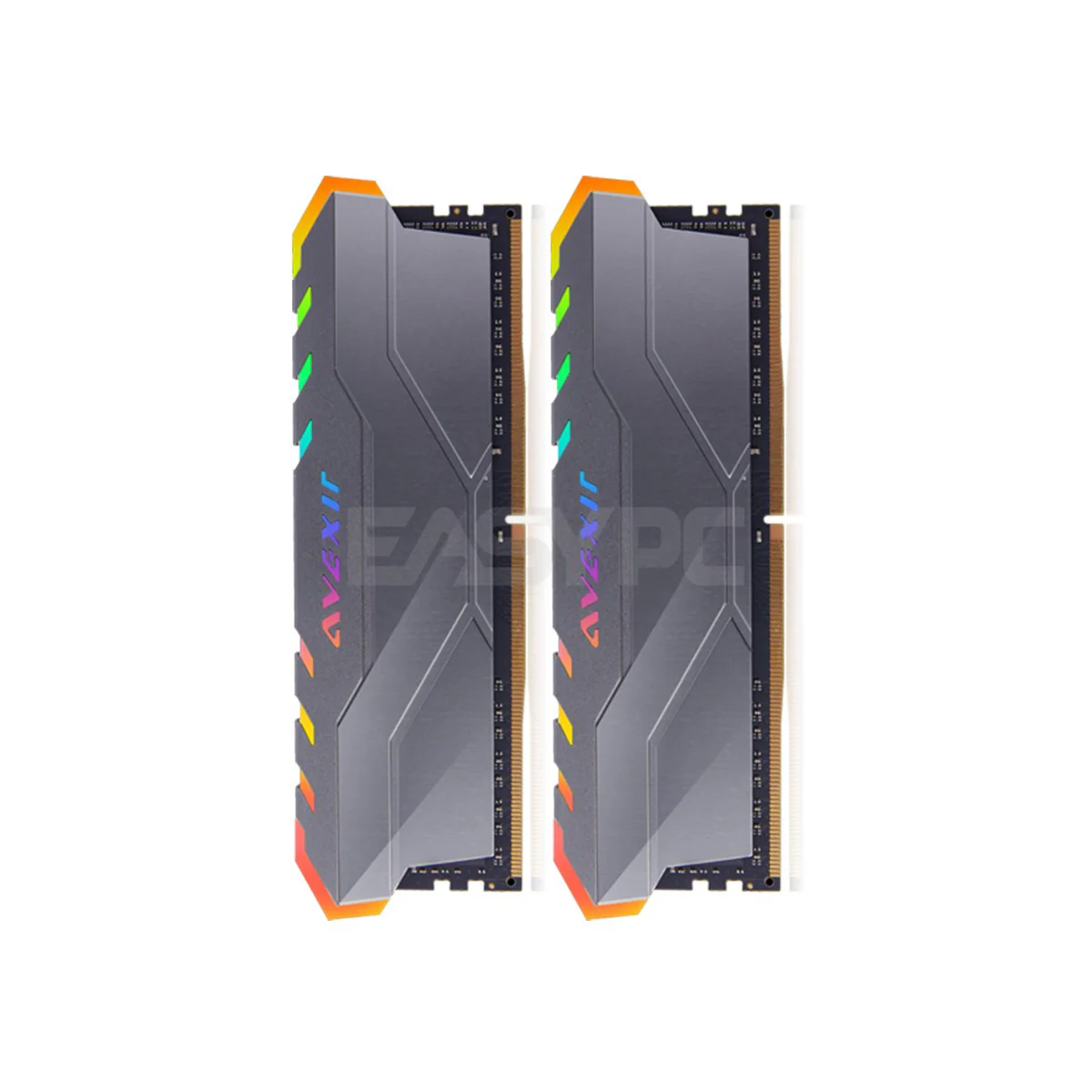 Avexir Core 2 16gb 2x8 3200mhz Ddr4 2c2a RGB Memory Titanium - Image 4