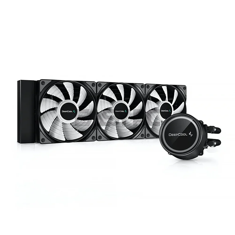 Deepcool Gammaxx L360 with Anti-Leak Tech PWM Fans ARGB Black and White CPU Liquid Cooler - Image 4