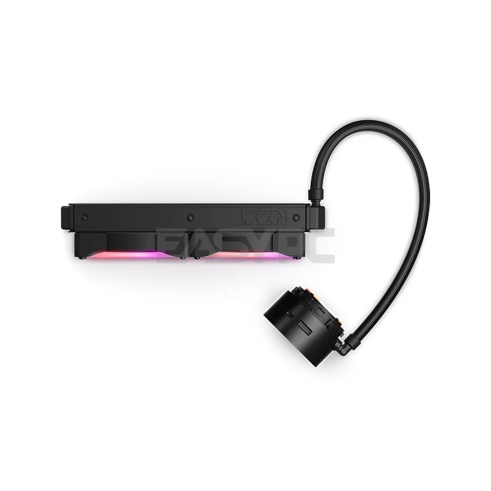 NZXT Kraken Z53 240mm AIO RGB Matte Black/White AER 120mm Radiator Fans CPU Liquid Cooler - Image 3