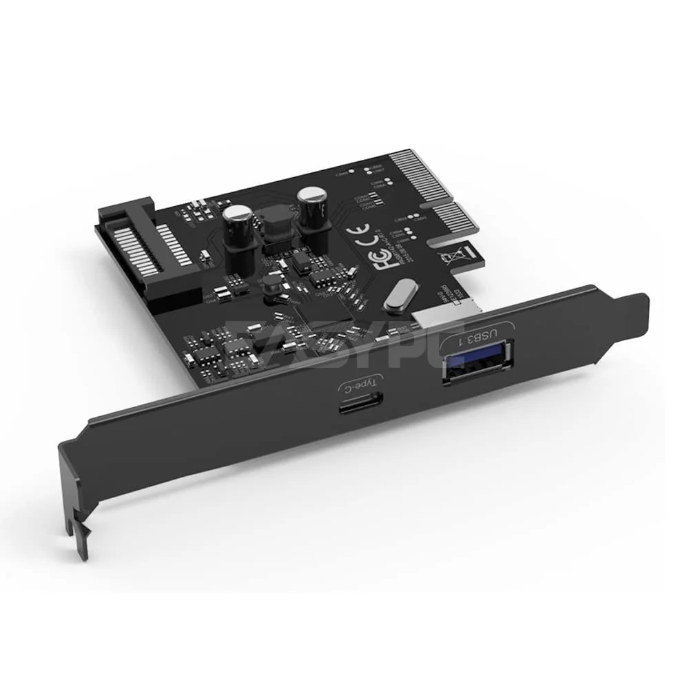 Qicent 2-Port USB3.1 USB Type C and Type A Express Card - Image 3