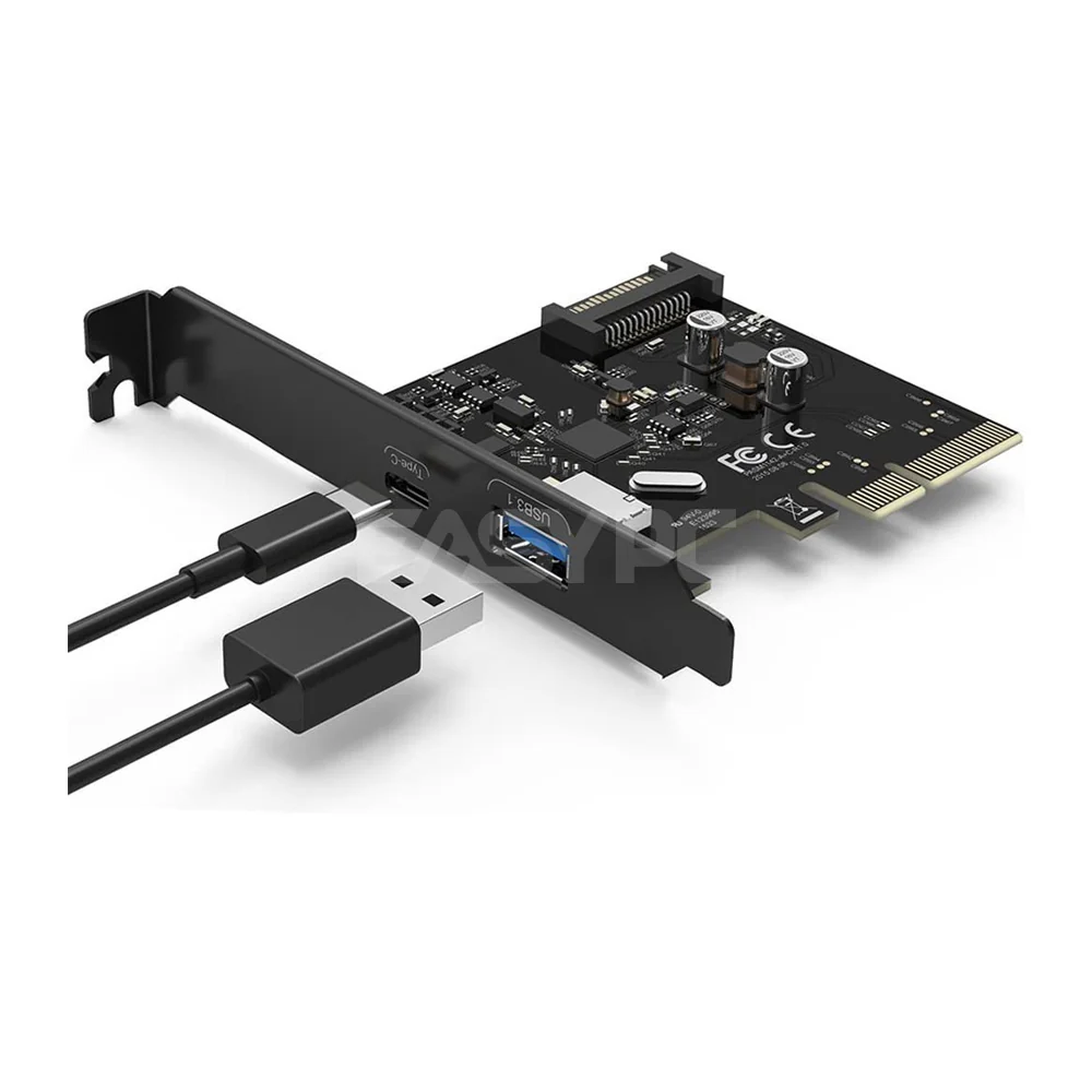 Qicent 2-Port USB3.1 USB Type C and Type A Express Card - Image 4