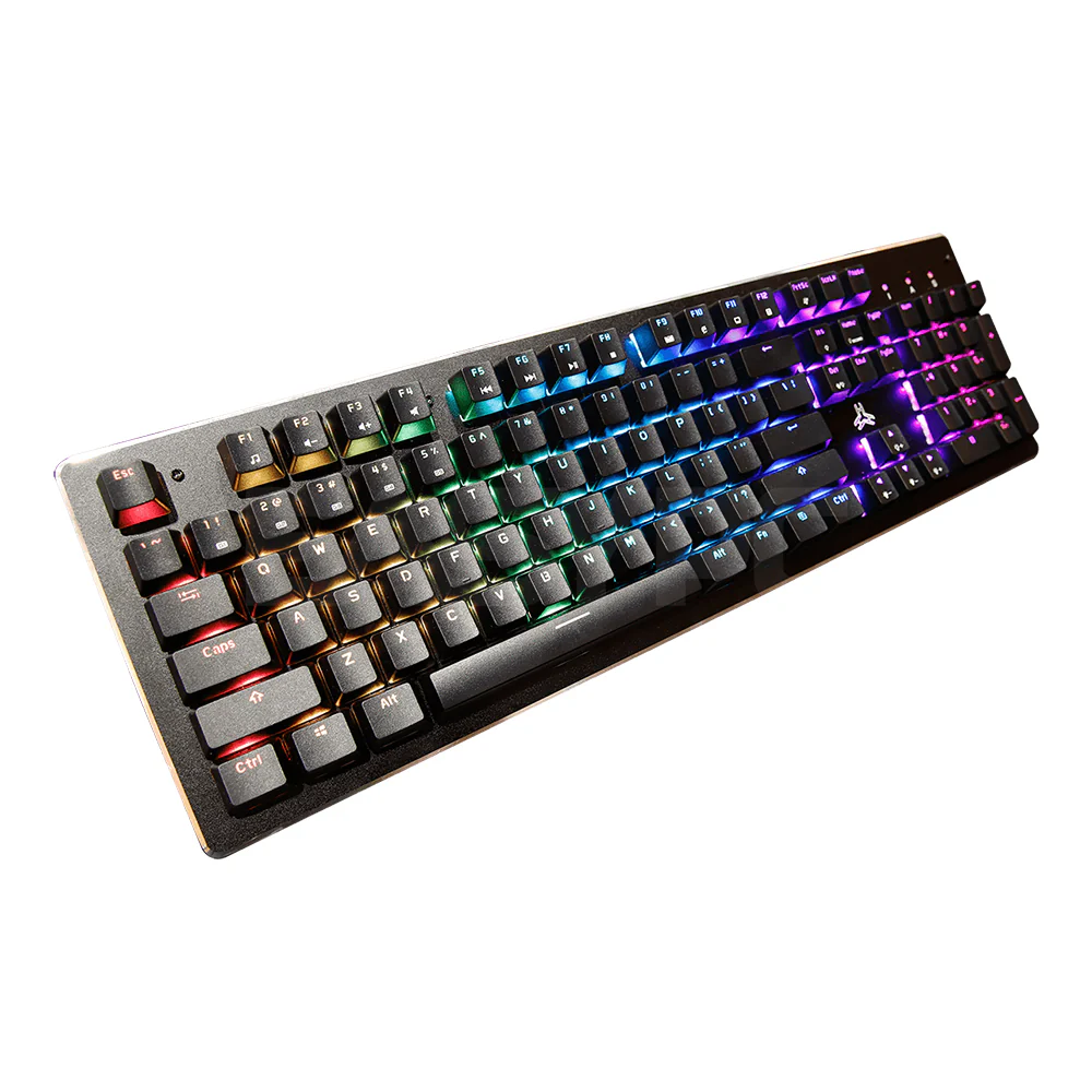 Rakk Kimat XT.LE RGB Mechanical Gaming Keyboard, Outemu Blue Switches for Clicky Sound while typing, 14 Lighting Modes, 104 Keys Gaming Keyboard - Image 4