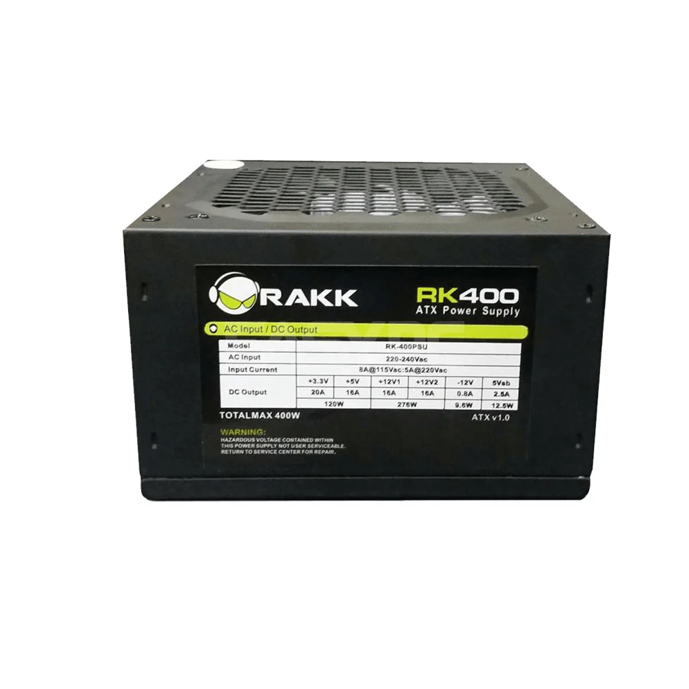RAKK 400watts ATX PSU high performance PSU designed with low-noise Power Supply - Image 3