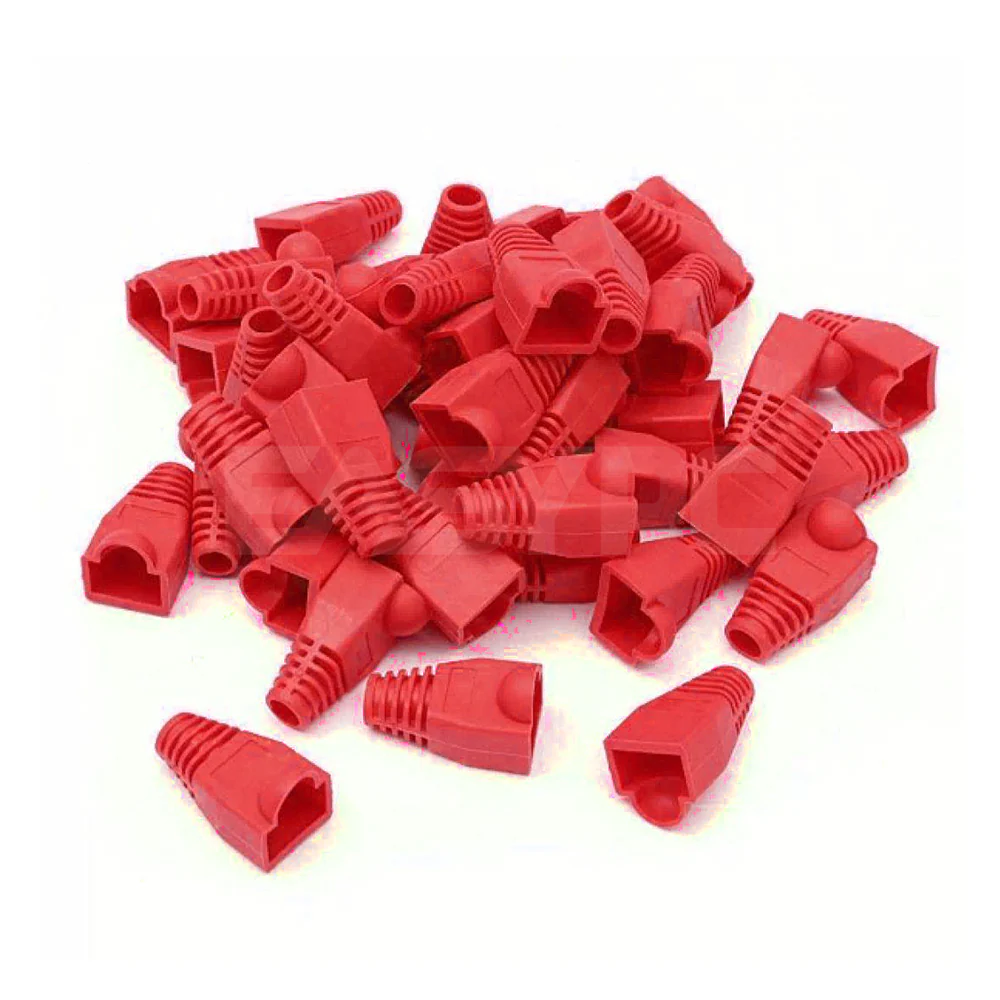 Rj45 Rubber Boots Red - Image 3