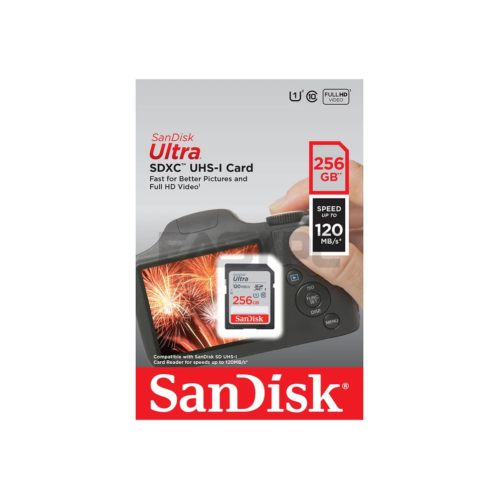 Sandisk SDSDUNR-GN3IN 64GB/126GB/256GB Ultra SD Card  fast w/ exceptional video recording, Capture quality pictures & Full HD video Resistant to water - Image 15